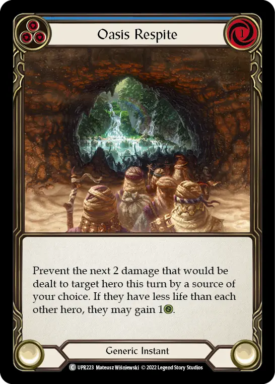 Oasis Respite card image, pitch 3