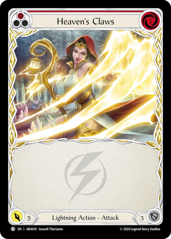 Heaven's Claws card image, pitch 1