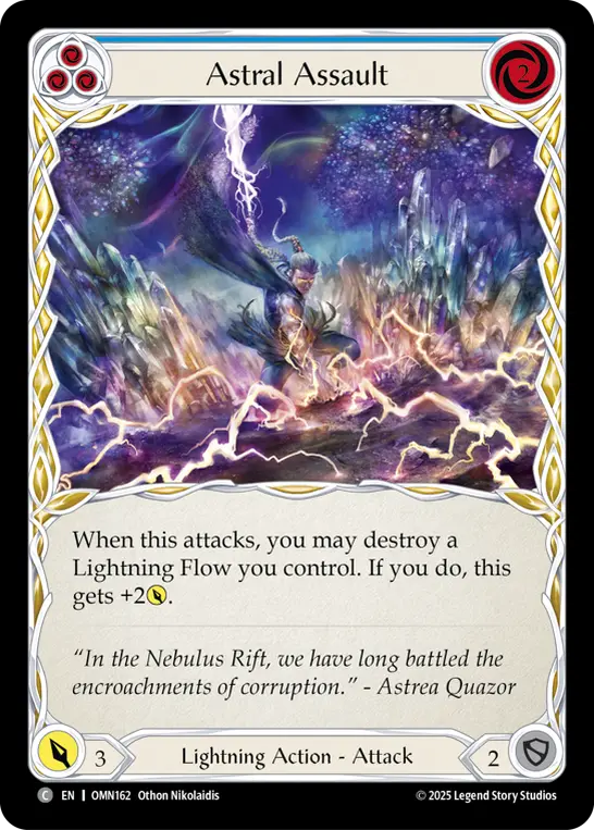 Astral Assault card image, pitch 3