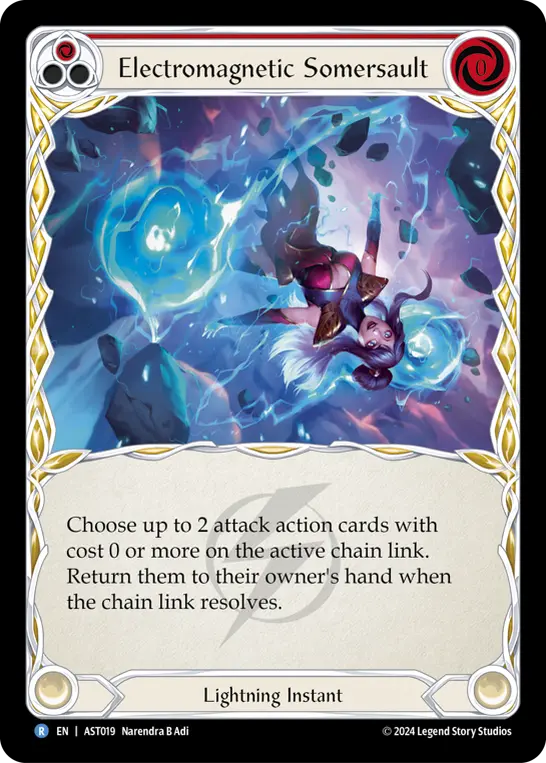 Electromagnetic Somersault card image, pitch 1
