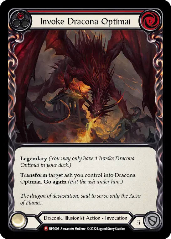 Invoke Dracona Optimai card image, pitch 1