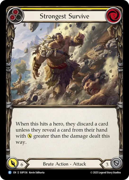 Strongest Survive card image, pitch 2