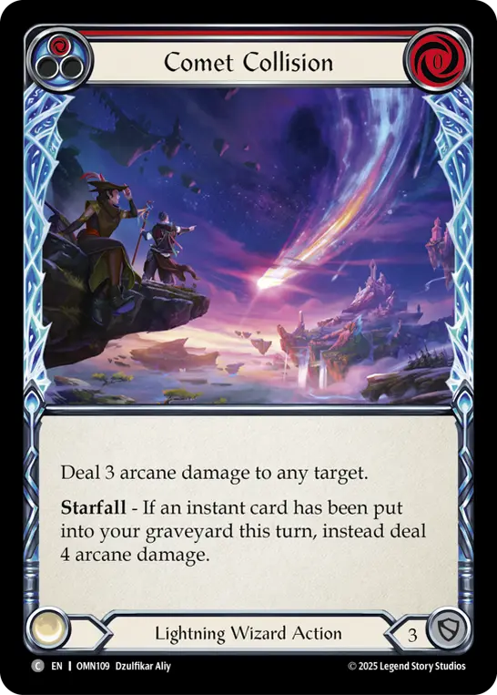 Comet Collision card image, pitch 1