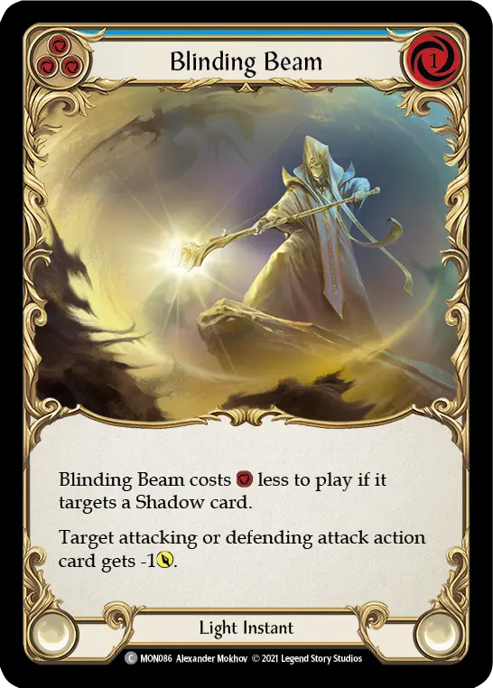 Blinding Beam card image, pitch 3