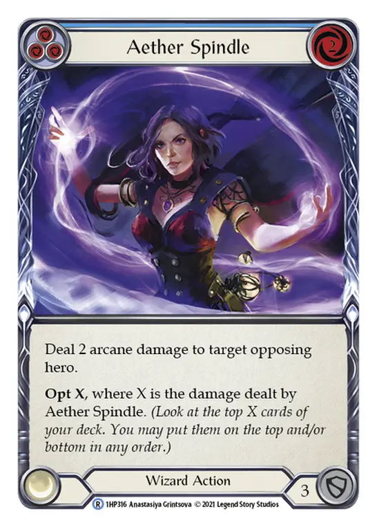 Aether Spindle card image, pitch 3