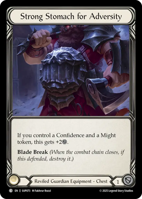 Strong Stomach for Adversity card image