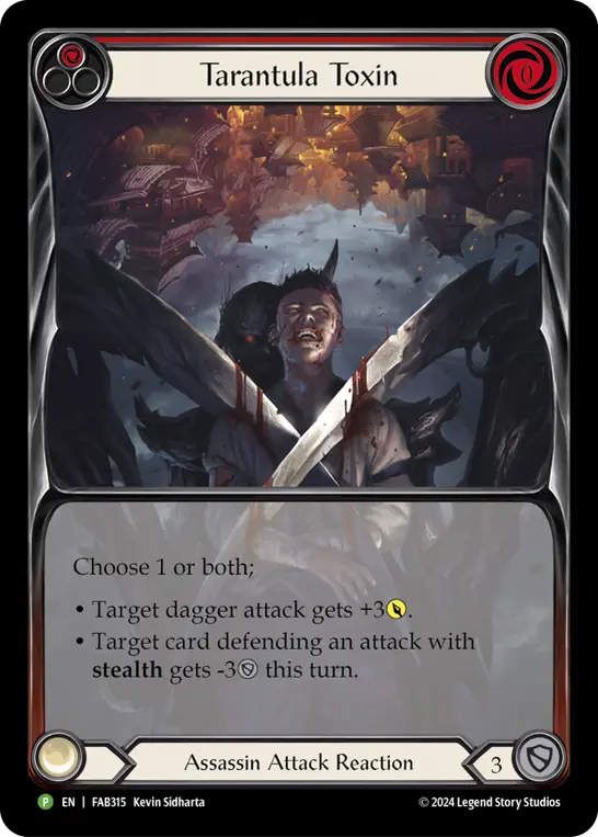 Tarantula Toxin card image, pitch 1