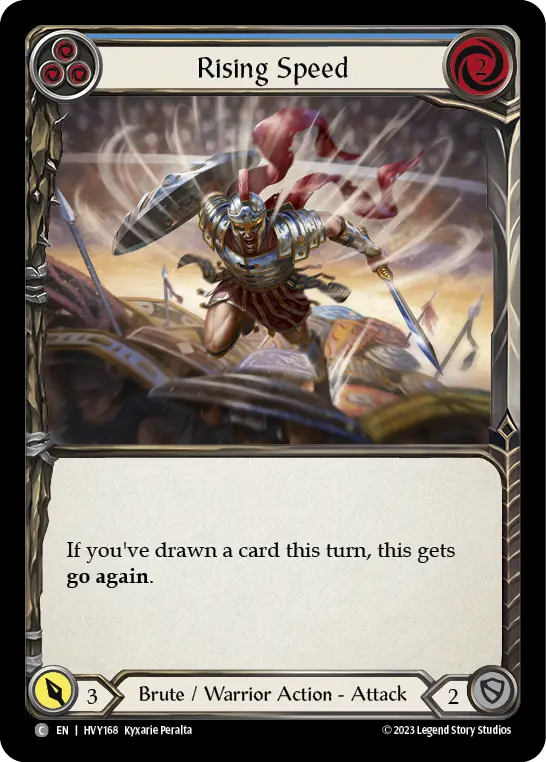 Rising Speed card image, pitch 3