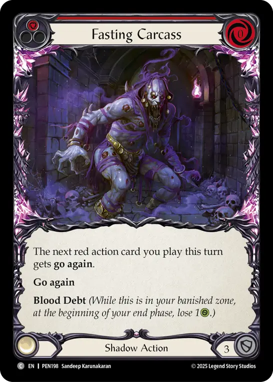 Fasting Carcass card image, pitch 1