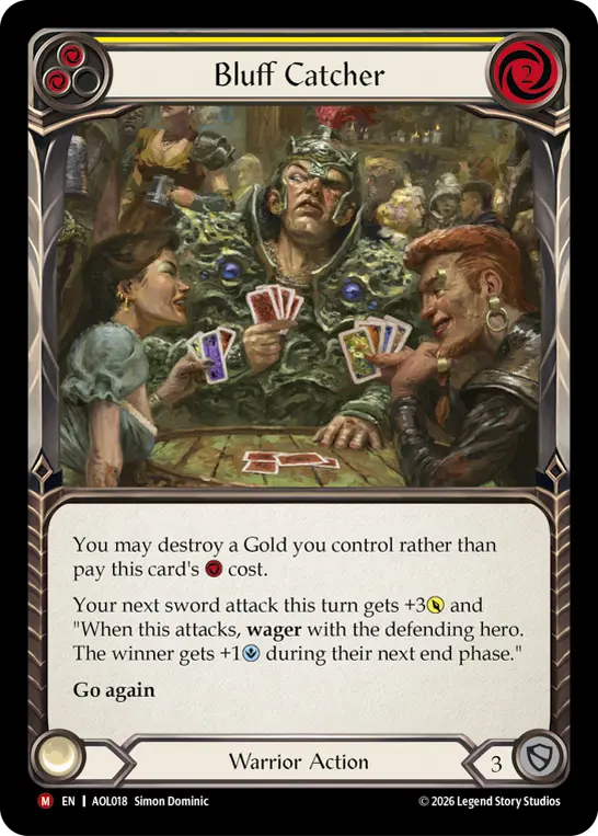 Bluff Catcher card image, pitch 2