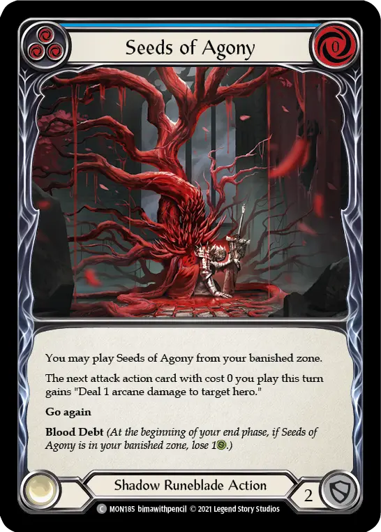 Seeds of Agony card image, pitch 3