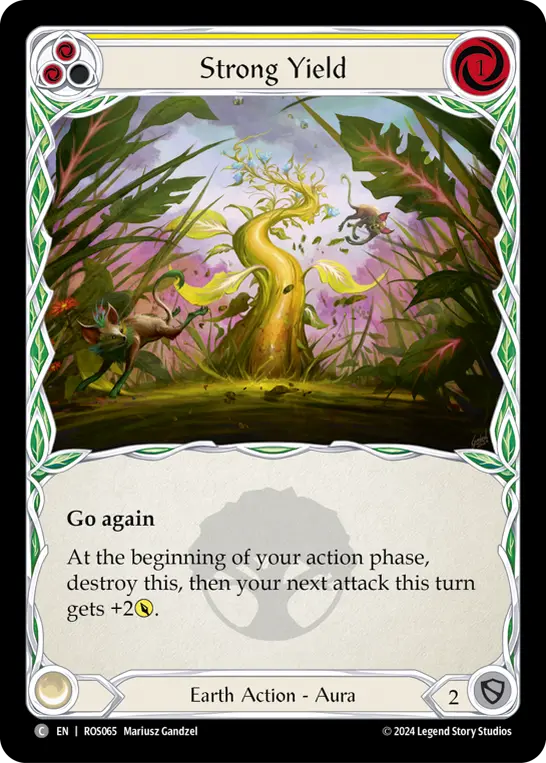 Strong Yield card image, pitch 2