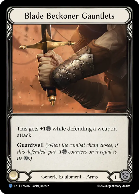 Blade Beckoner Gauntlets card image