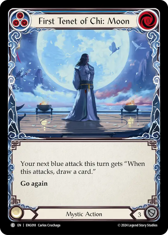 First Tenet of Chi: Moon card image, pitch 3