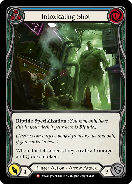 Intoxicating Shot card image, pitch 3