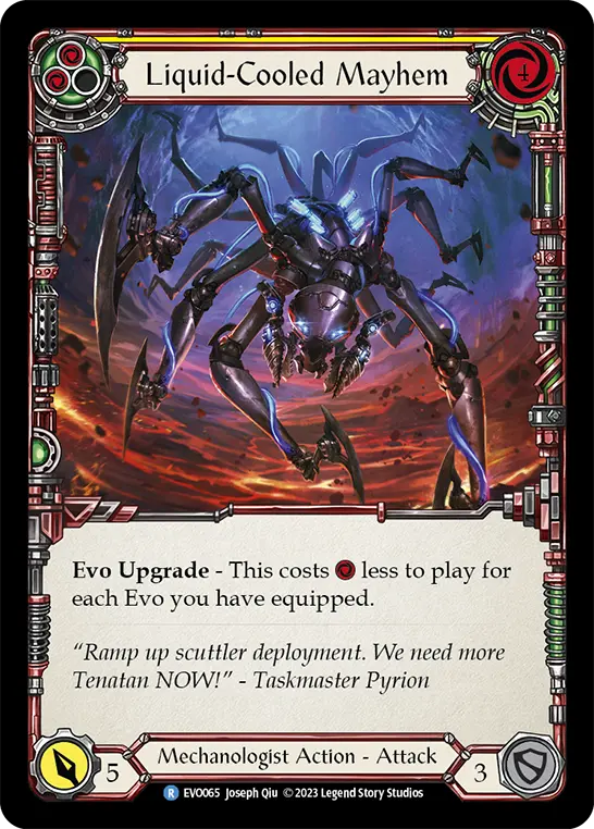 Liquid-Cooled Mayhem card image, pitch 2