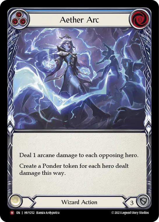 Aether Arc card image, pitch 3