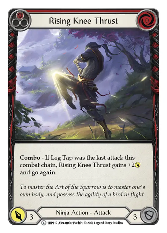 Rising Knee Thrust card image, pitch 1