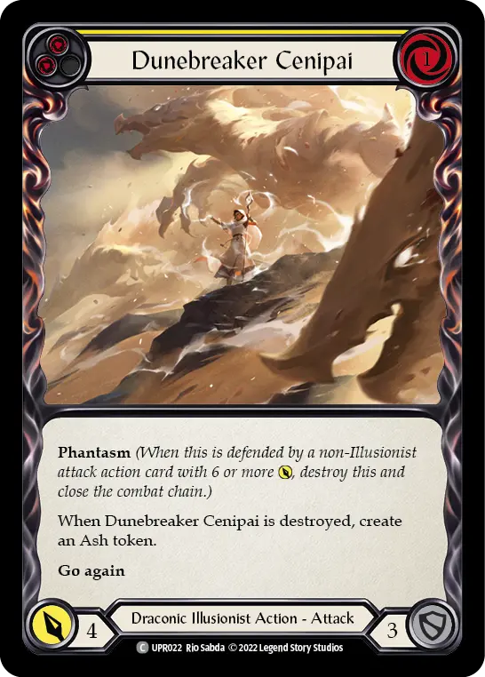 Dunebreaker Cenipai card image, pitch 2