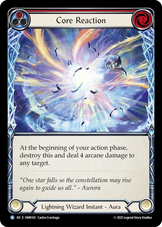 Core Reaction card image, pitch 1