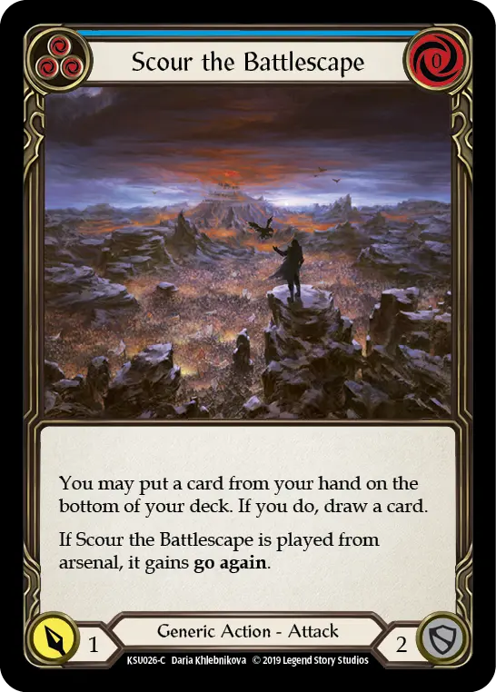 Scour the Battlescape card image, pitch 3
