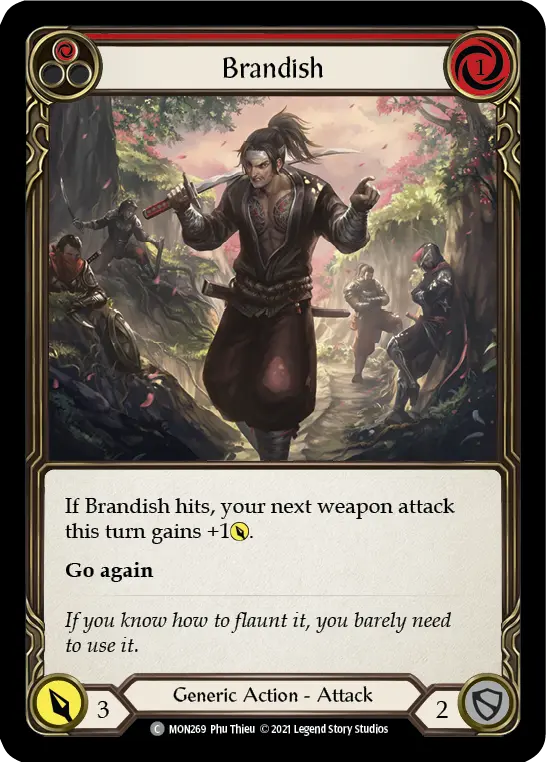 Brandish card image, pitch 1