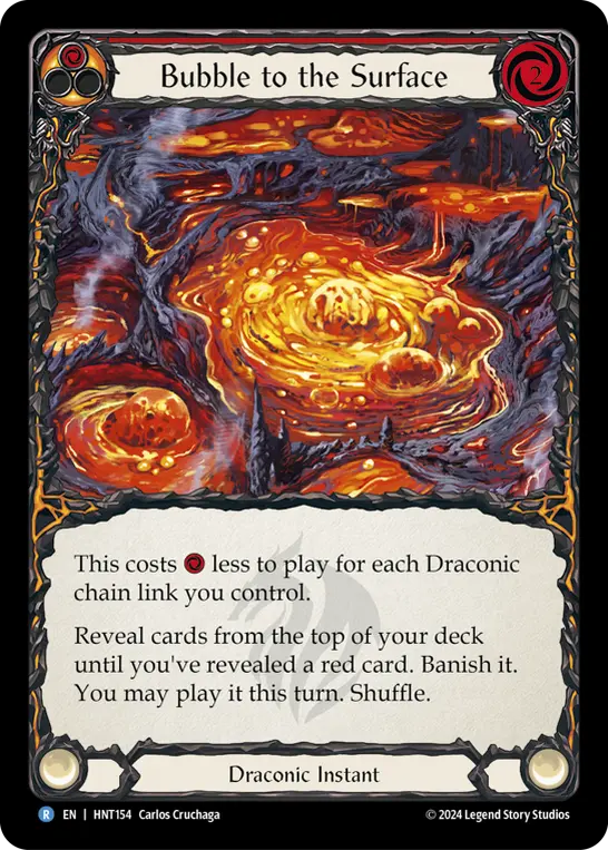 Bubble to the Surface card image, pitch 1
