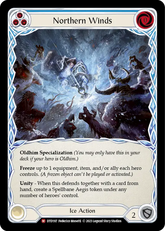 Northern Winds card image, pitch 3