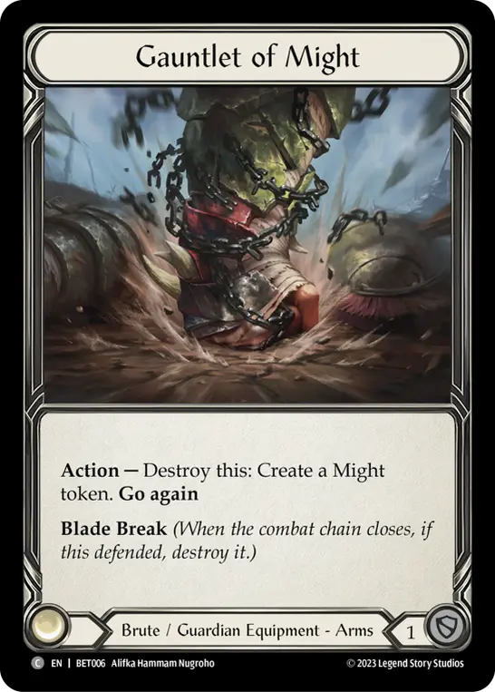 Gauntlet of Might card image