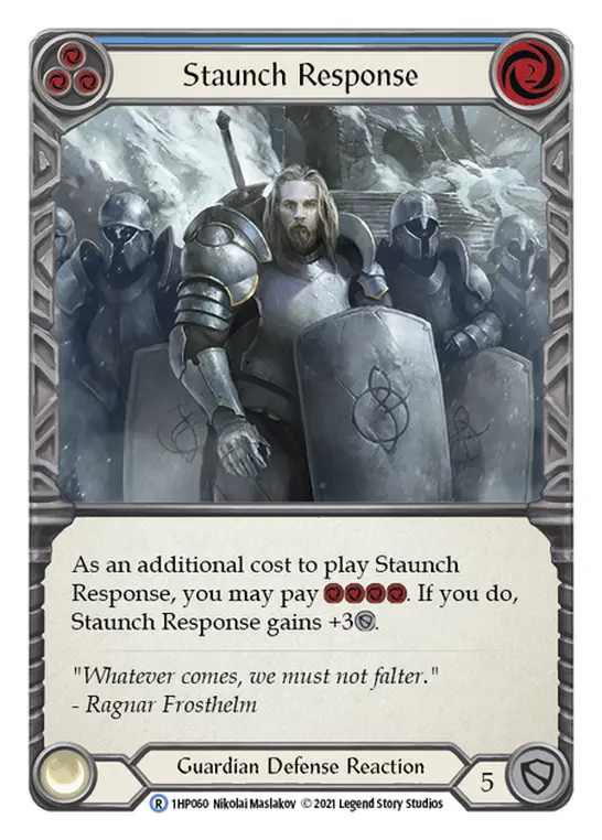 Staunch Response card image, pitch 3