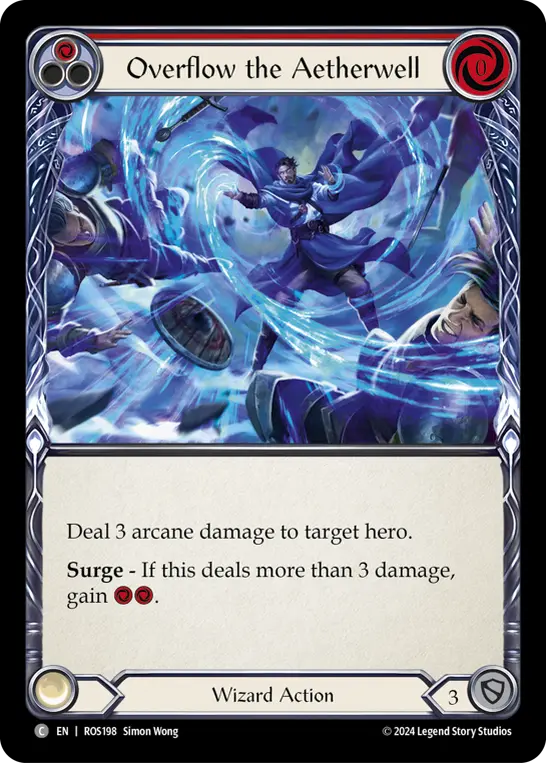 Overflow the Aetherwell card image, pitch 1