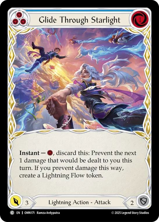 Glide Through Starlight card image, pitch 3