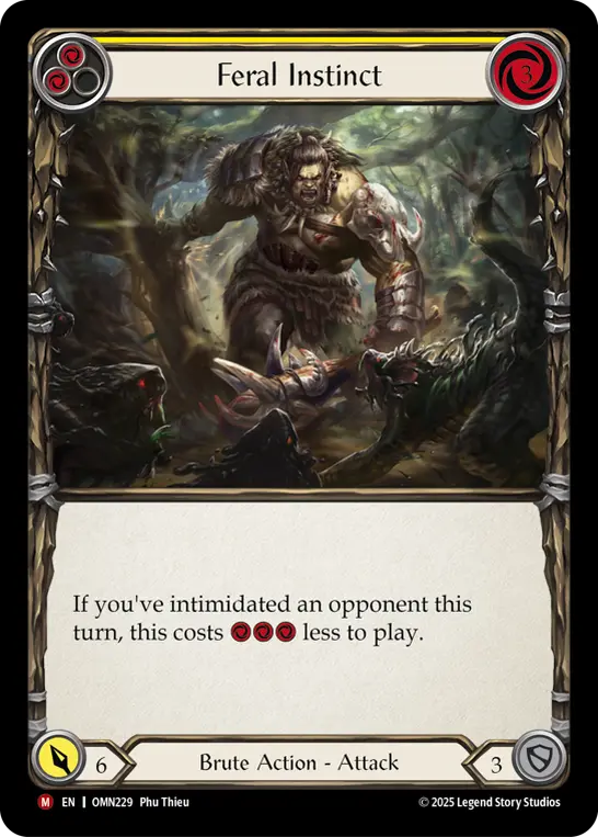 Feral Instinct card image, pitch 2