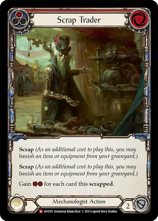 Scrap Trader card image, pitch 1