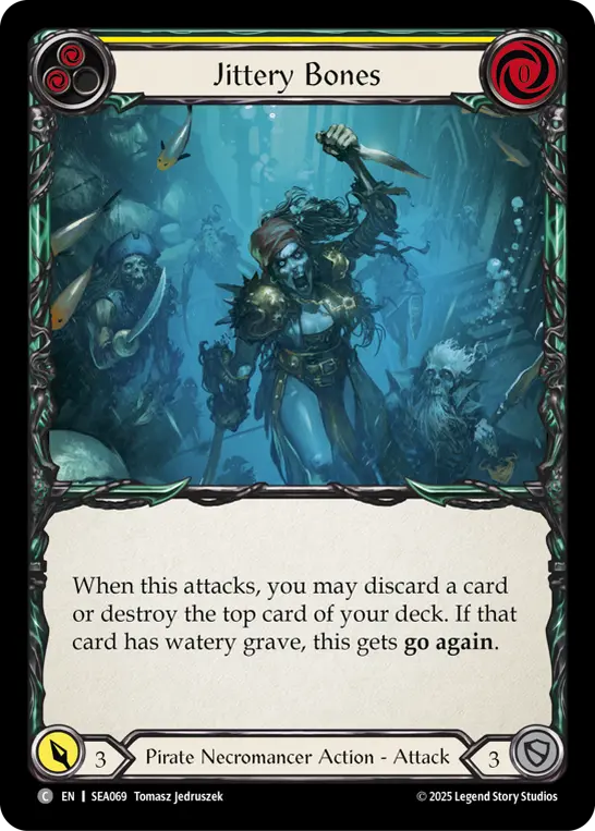Jittery Bones card image, pitch 2