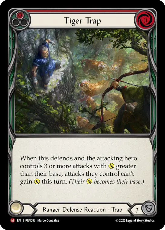 Tiger Trap card image, pitch 1