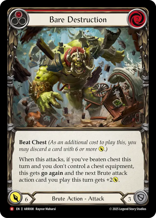 Bare Destruction card image, pitch 1