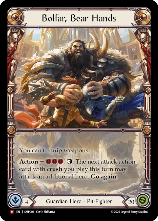 Bolfar, Bear Hands card image