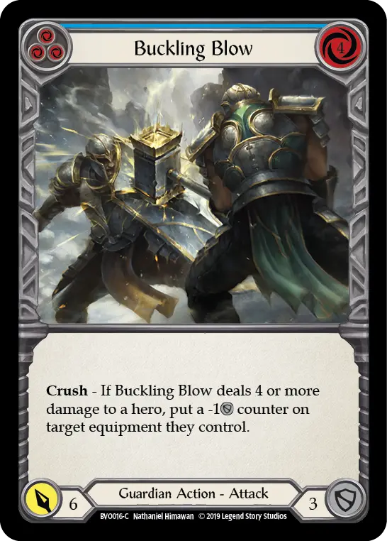 Buckling Blow card image, pitch 3