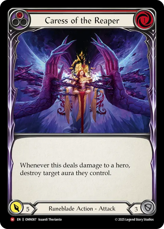 Caress of the Reaper card image, pitch 1