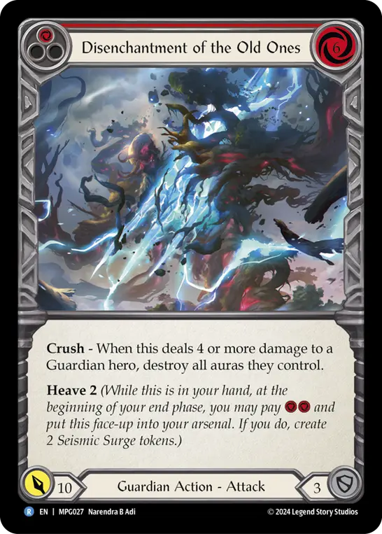 Disenchantment of the Old Ones card image, pitch 1
