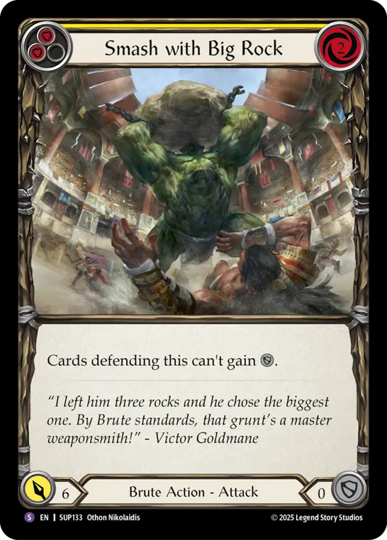 Smash with Big Rock card image, pitch 2