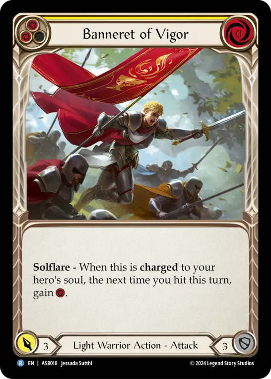 Banneret of Vigor card image, pitch 2