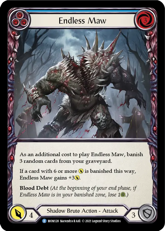 Endless Maw card image, pitch 3