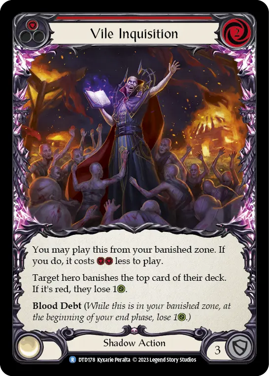 Vile Inquisition card image, pitch 1