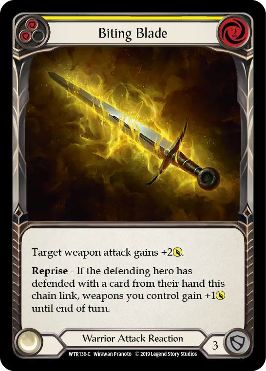 Biting Blade card image, pitch 2