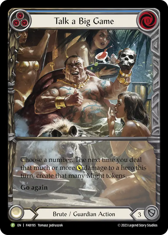 Talk a Big Game card image, pitch 3