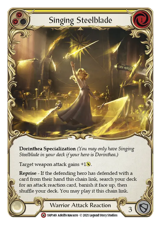 Singing Steelblade card image, pitch 2