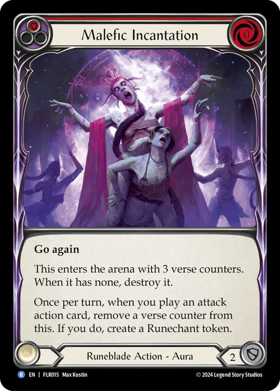 Malefic Incantation card image, pitch 1