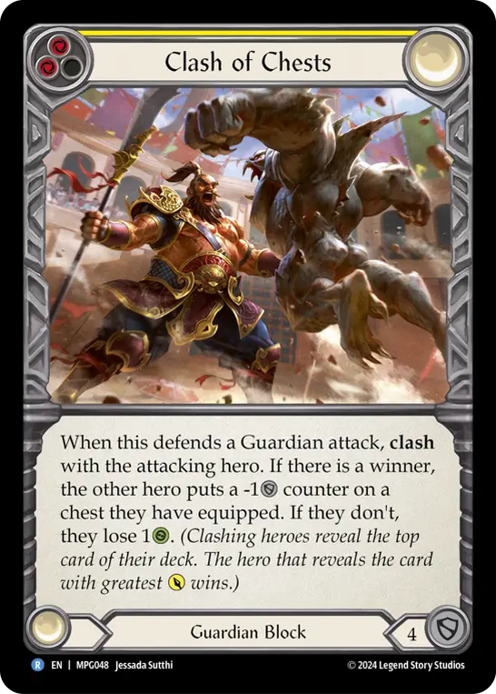Clash of Chests card image, pitch 2